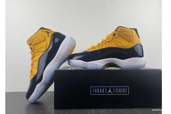 AJ11 yellow black Jordan Air and 11 0312